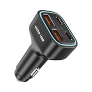 شارژر فندکی چهار پورت خودرو گرین لاین